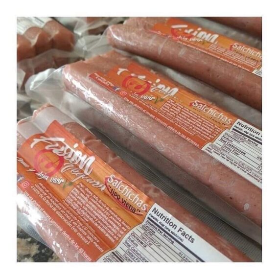 Salchichas Tipo Viena Fusion Vegana x 6u