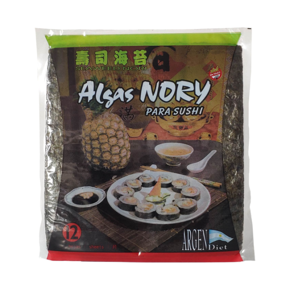 Algas para sushi x 12 hojas ARGENDIET
