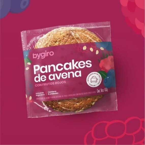Pancakes de Frutos Rojos By Giro x 4u