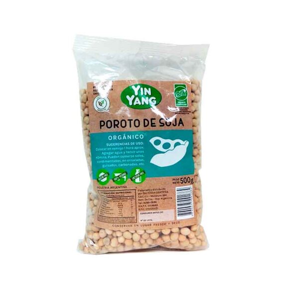 Porotos de Soja Orgánico Yin Yang