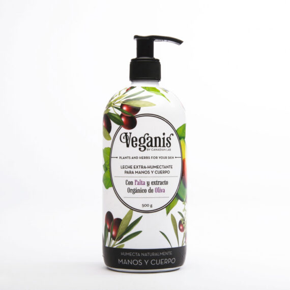 Leche Extra Humectante Con Palta  Veganis 500 gr (B)