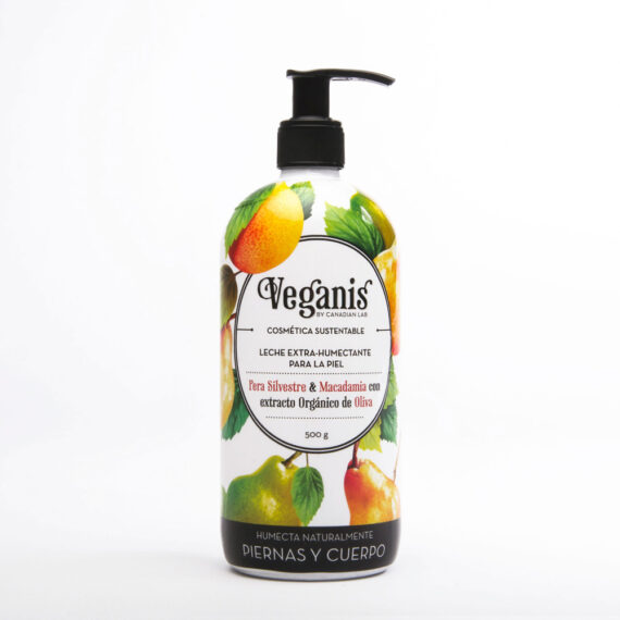 Leche Extra Humectante Pera Silvestre Veganis 500  gr (B)
