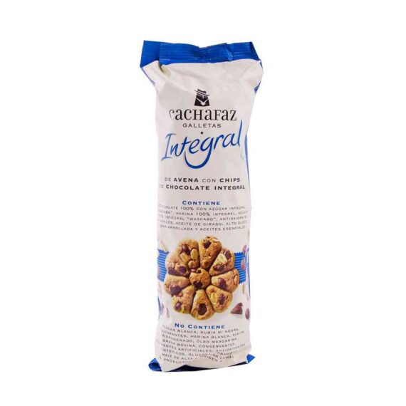 Galletas Integrales De Avena con Chips De Chocolate Cachafaz