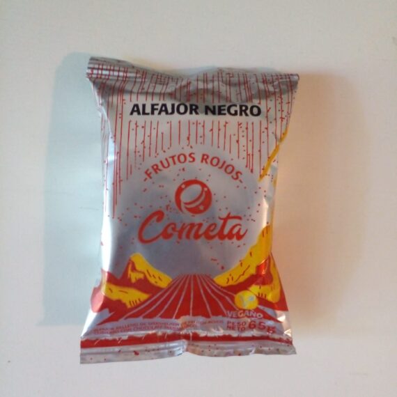 Alfajor Vegano Frutos Rojos 65gr Cometa