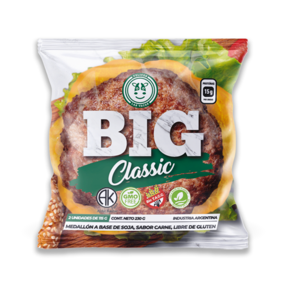 Hamburguesa Big Classic Felices las Vacas x 2u