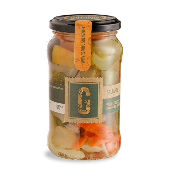 Pickles Mixtos en Vinagre x 390gr Gallardo