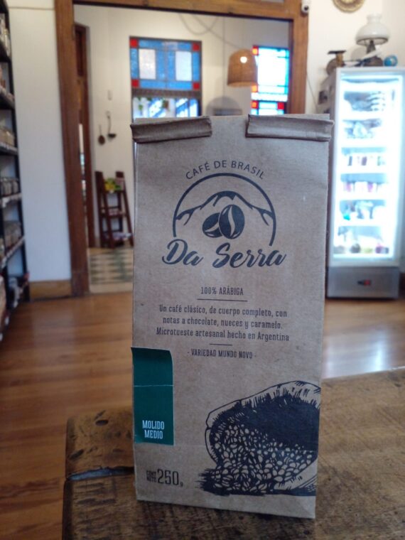 Cafe de Brasil Molido Medio 100% Arabiga x 250gr Da serra
