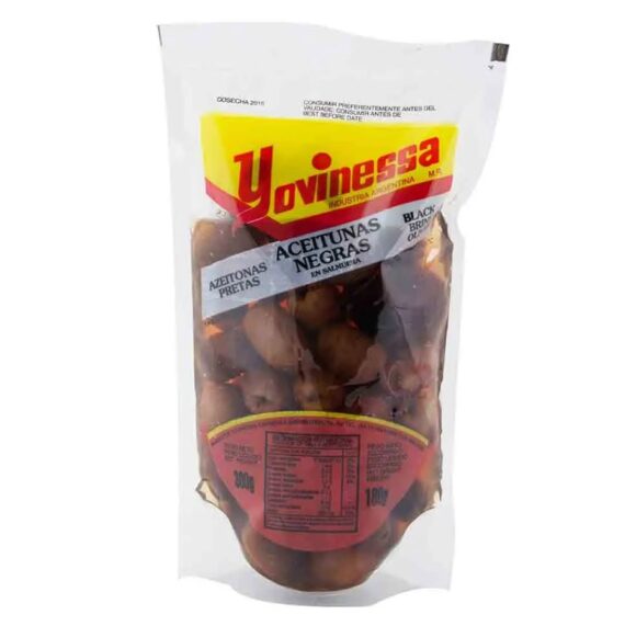 Aceitunas Negras en Salmuera x 100gr Yovinessa