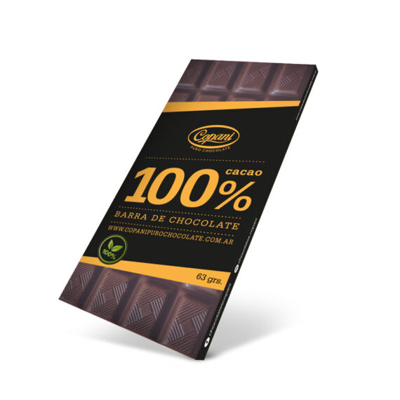 Barra de Chocolate 100% Cacao Copani x 63gr