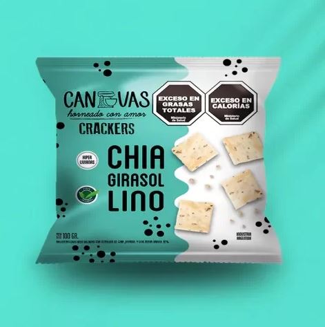 Crackers Chía, Girasol Y Lino X  100gr CANVAS