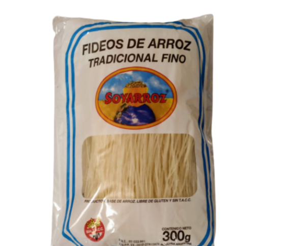 Fideos de Arroz tradicionales finos Soyarroz 300g