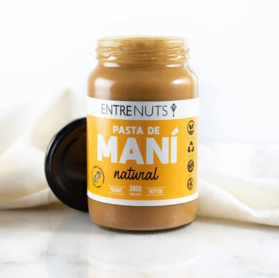 Pasta De Mani Entre Nuts Natural 370gr