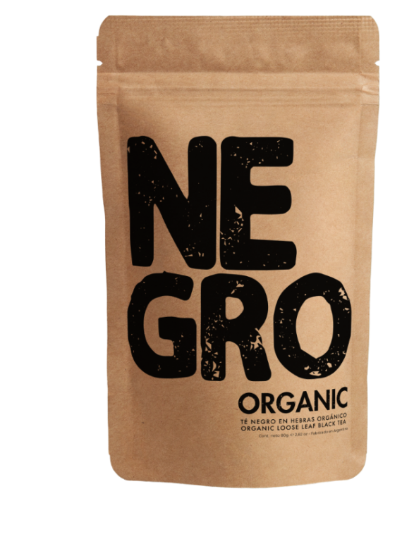 Te NEGRO en Hebras Organico x 80gr