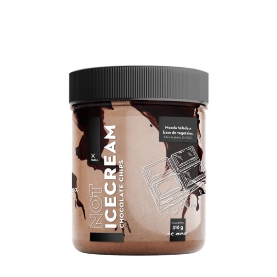 Not Ice Cream con Chocolate Chips Not Co  330gr