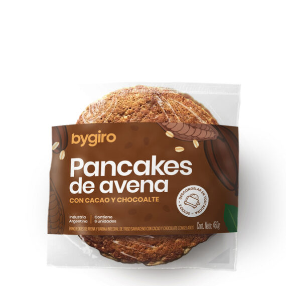 Pancakes de Cacao y Chocolate By Giro x 6u
