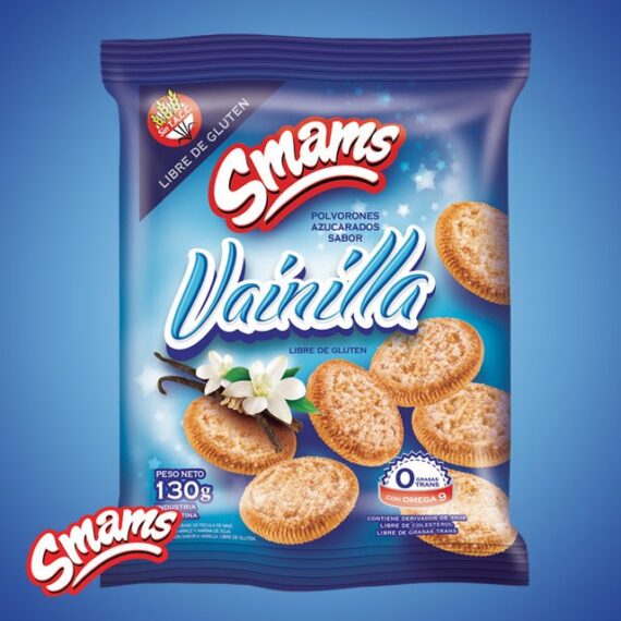 Polvorones Vainilla veggie SMAMS