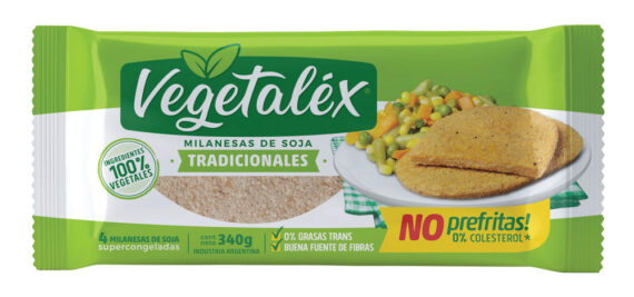 Milanesas de Soja Tradicionales Vegetalex x 4u
