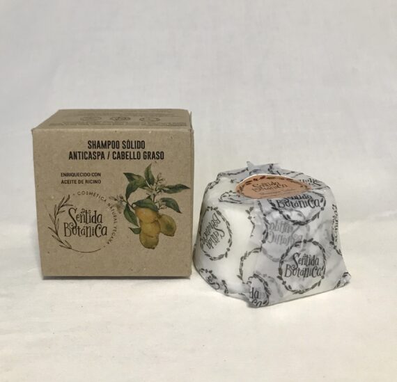 Shampoo Solido Para Cabello Graso Sentida Botanica