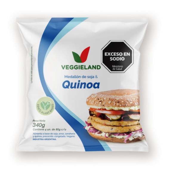Medallones de Soja y Quinoa x 4u Veggieland