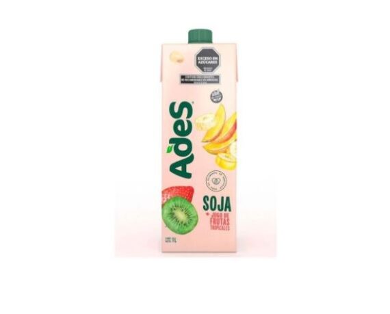 Bebida de Soja + Jugo de Frutos Tropicales x 1l Ades