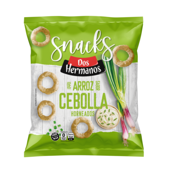 Snack de Arroz Sabor Cebolla x 80gr Dos Hermanos