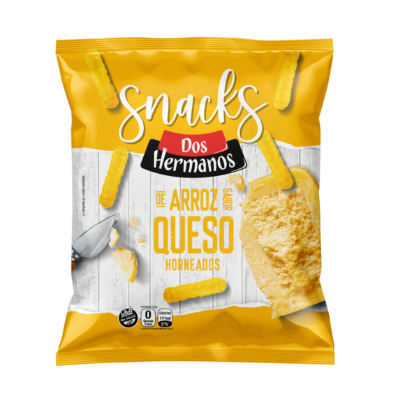 Palitos de Arroz Sabor Queso x 80gr Dos Hermanos