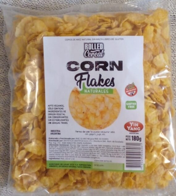 Copos de Maiz Naturales Sin TACC x 180gr Yin Yang
