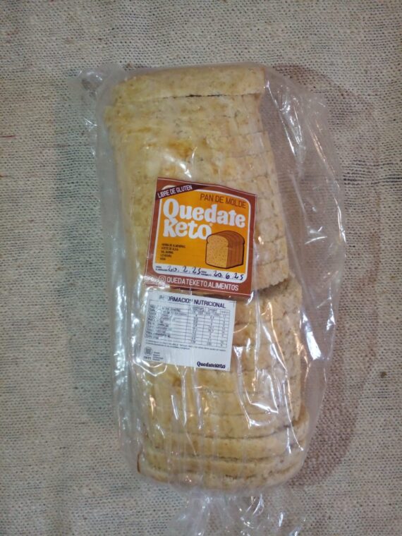 Pan de Molde Rebanado Quedate Keto