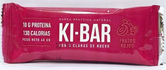 Barrita Proteica Sabor Frutos Rojos x 40gr Ki-Bar