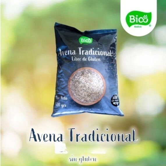 Avena Tradicional Libre de Gluten x 500gr BIO Binfinit