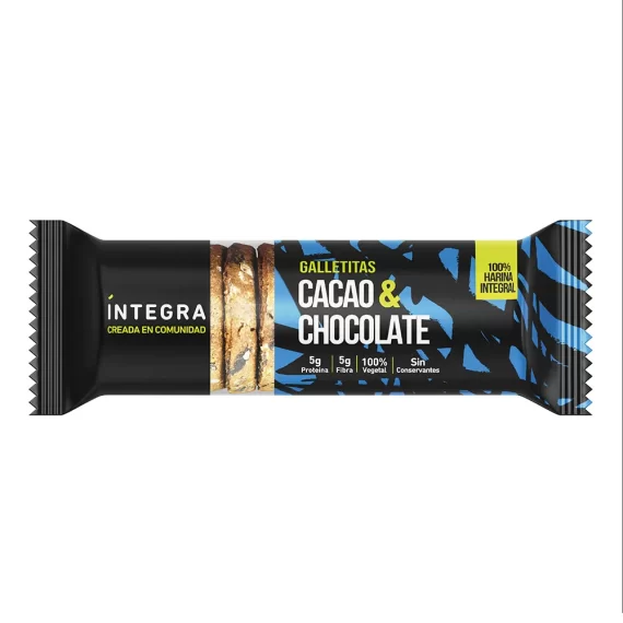 Galletitas Cacao y Chocolate Integra x 200gr