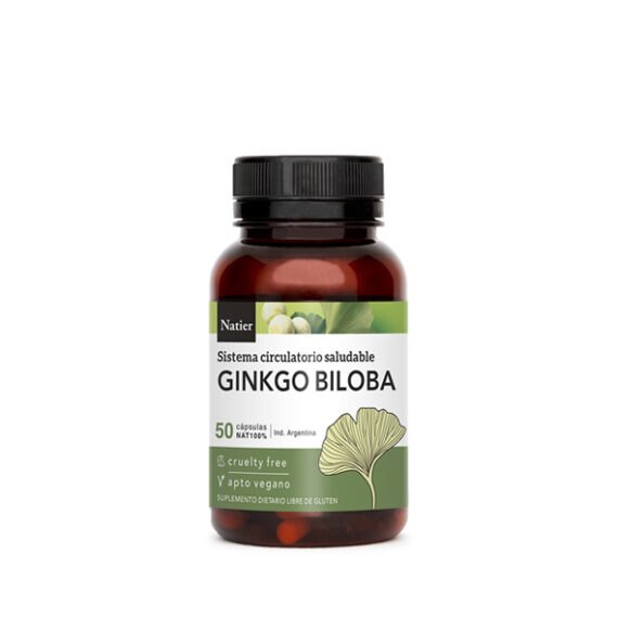 Capsulas de Ginkgo Biloba x 50 Natier