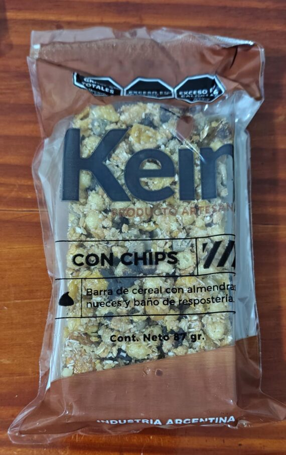Barrita de Cereal con Chips x80gr Kein