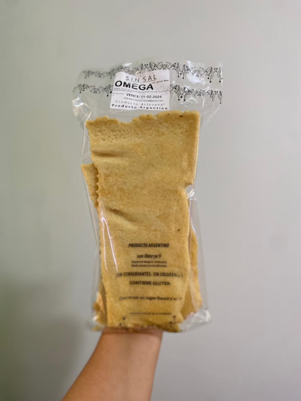 Galleta sin sal Omega