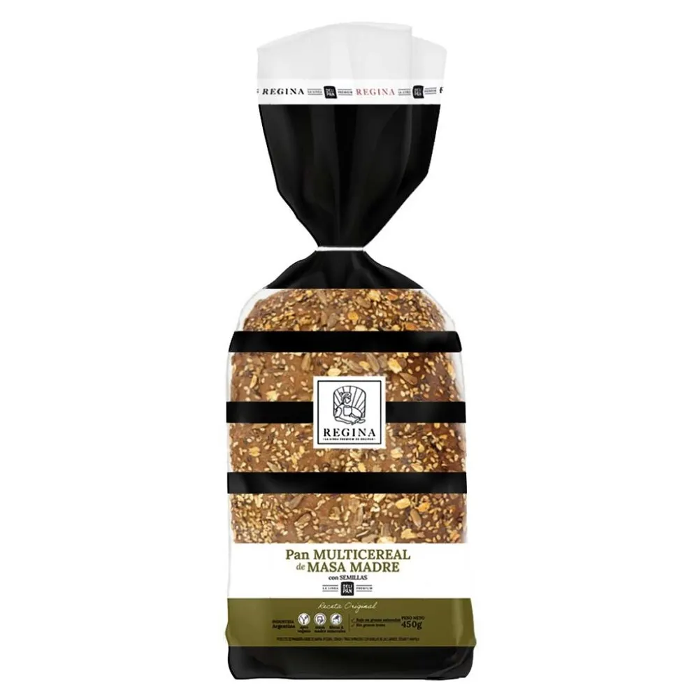 Pan Multicereal con masa Madre Regina 450gr