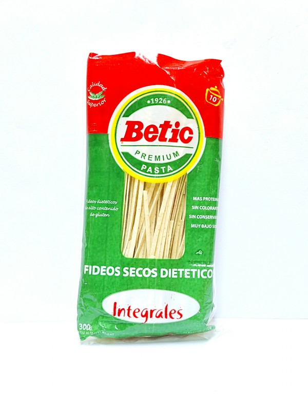 Spaghetti Dieteticos Integrales Betic x 300Grs